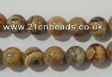 CPT453 15.5 inches 10mm round picture jasper beads wholesale