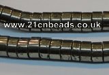 CPY117 15.5 inches 5*10mm heishi pyrite gemstone beads wholesale