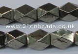 CPY610 15.5 inches 10*15mm nuggets pyrite gemstone beads