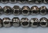 CPY617 15.5 inches 10mm nuggets pyrite gemstone beads