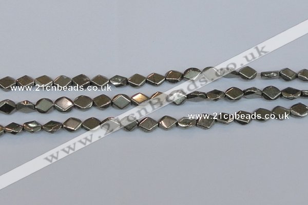 CPY652 15.5 inches 8*10mm pyrite gemstone beads wholesale