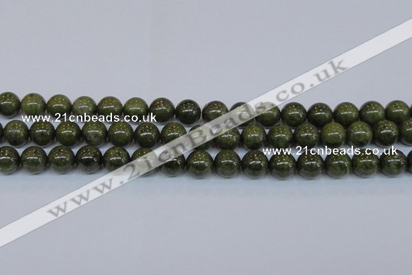 CPY755 15.5 inches 14mm round pyrite gemstone beads wholesale