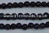 CPY770 15.5 inches 4mm round pyrite gemstone beads wholesale