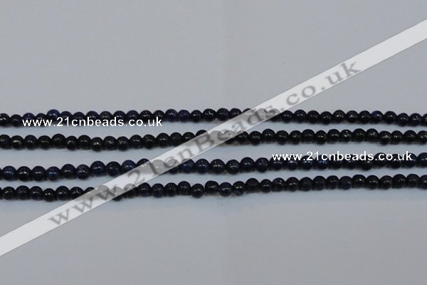 CPY770 15.5 inches 4mm round pyrite gemstone beads wholesale