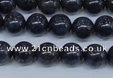 CPY773 15.5 inches 10mm round pyrite gemstone beads wholesale