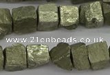 CPY808 15.5 inches 8*10mm - 10*12mm nuggets pyrite beads