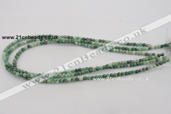 CQJ01 15.5 inches 4mm round Qinghai jade beads wholesale