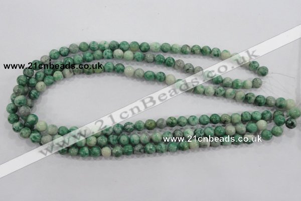 CQJ02 15.5 inches 6mm round Qinghai jade beads wholesale