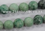 CQJ05 15.5 inches 12mm round Qinghai jade beads wholesale