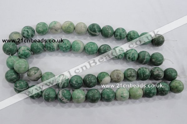 CQJ07 15.5 inches 16mm round Qinghai jade beads wholesale