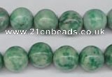 CQJ205 15.5 inches 12mm round Qinghai jade beads wholesale