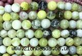 CQJ302 15 inches 8mm round Qinghua jade beads wholesale