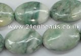 CQJ56 15.5 inches 18*25mm oval Qinghai jade beads wholesale