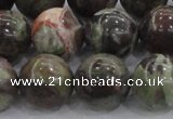 CRA116 15.5 inches 18mm round rainforest agate beads