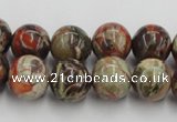 CRA152 15.5 inches 12mm round rainforest agate beads wholesale