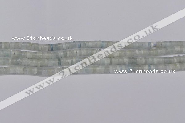 CRB1000 15.5 inches 2*4mm heishi aquamarine beads wholesale