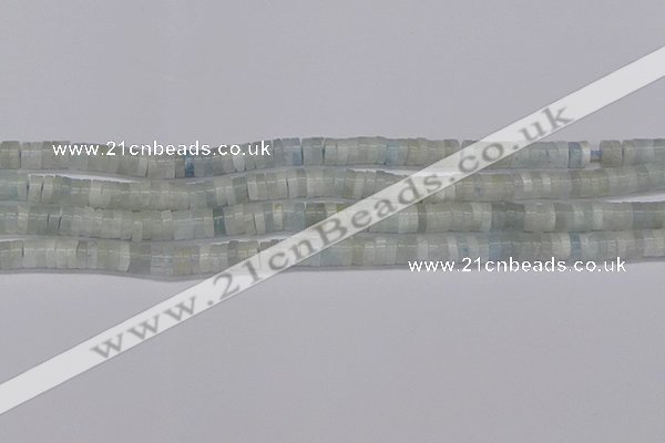 CRB1001 15.5 inches 2*5mm heishi aquamarine beads wholesale