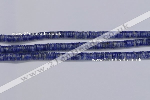 CRB1022 15.5 inches 2*6mm heishi sodalite beads wholesale