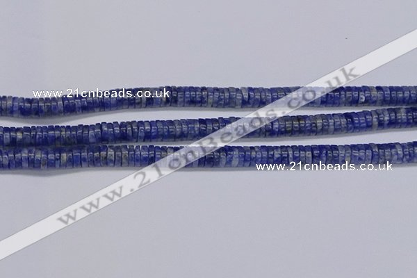 CRB1022 15.5 inches 2*6mm heishi sodalite beads wholesale