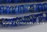 CRB1027 15.5 inches 2*6mm heishi lapis lazuli beads wholesale