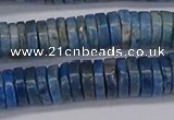 CRB1028 15.5 inches 2*7mm heishi lapis lazuli beads wholesale