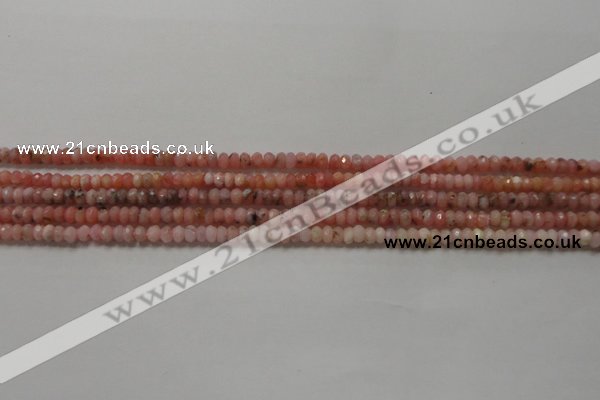 CRB110 15.5 inches 2.5*4mm faceted rondelle opal gemstone beads