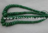 CRB1107 15.5 inches 5*8mm - 9*18mm rondelle green aventurine beads