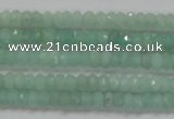 CRB115 15.5 inches 3*4.5mm faceted rondelle amazonite beads