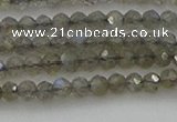 CRB1202 15.5 inches 3*4mm faceted rondelle labradorite beads