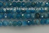 CRB1203 15.5 inches 3*4mm faceted rondelle apatite beads