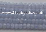 CRB123 15.5 inches 2.5*4mm faceted rondelle blue lace agate beads