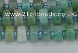 CRB1231 15.5 inches 5*8mm tyre amazonite gemstone beads