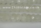 CRB1278 15.5 inches 4*6mm faceted rondelle white moonstone beads