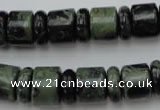 CRB139 15.5 inches 6*12mm & 10*12mm rondelle kambaba jasper beads