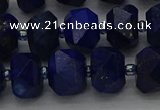 CRB1452 15.5 inches 10*14mm faceted rondelle lapis lazuli beads