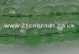 CRB1459 15.5 inches 5*8mm faceted rondelle green fluorite beads