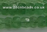 CRB1460 15.5 inches 6*10mm faceted rondelle green fluorite beads