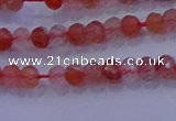 CRB1860 15.5 inches 2*3mm faceted rondelle south red agate beads