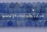 CRB1890 15.5 inches 2*3mm faceted rondelle aquamarine beads