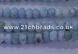 CRB1893 15.5 inches 2*3mm faceted rondelle larimar beads