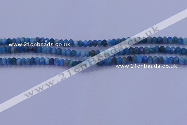 CRB1898 15.5 inches 2.5*4mm faceted rondelle apatite beads