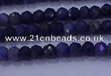 CRB1903 15.5 inches 2*3mm faceted rondelle sapphire beads