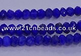 CRB1910 15.5 inches 2.5*4mm faceted rondelle lapis lazuli beads