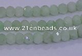 CRB1913 15.5 inches 2.5*4mm faceted rondelle green opal beads