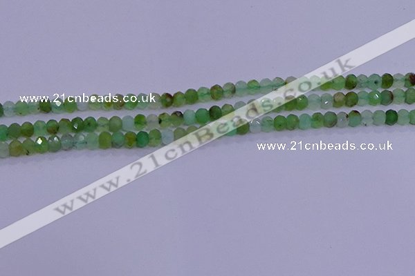 CRB1916 15.5 inches 2.5*4mm faceted rondelle Australia chrysoprase beads