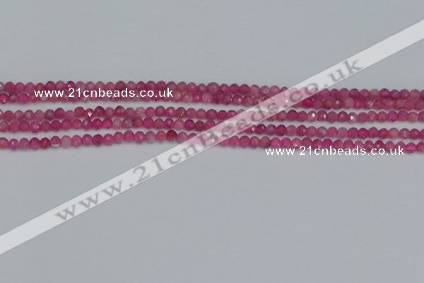 CRB1935 15.5 inches 2*3mm faceted rondelle pink tourmaline beads