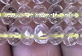 CRB1946 15.5 inches 4*6mm faceted rondelle lemon quartz beads