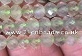 CRB1953 15.5 inches 3.5*5mm faceted rondelle prehnite gemstone beads