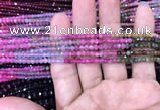 CRB1971 15.5 inches 3*4mm faceted rondelle tourmaline beads