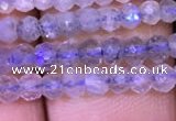 CRB1980 15.5 inches 3*4mm faceted rondelle labradorite beads